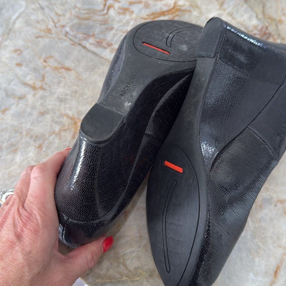 Rockport peep toe wedge navy 8 - Picture 9 of 9